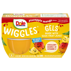 Pineapple Mango Wiggles Fruit Juice Gels (4 CT)