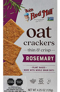 Rosemary Oat Crackers