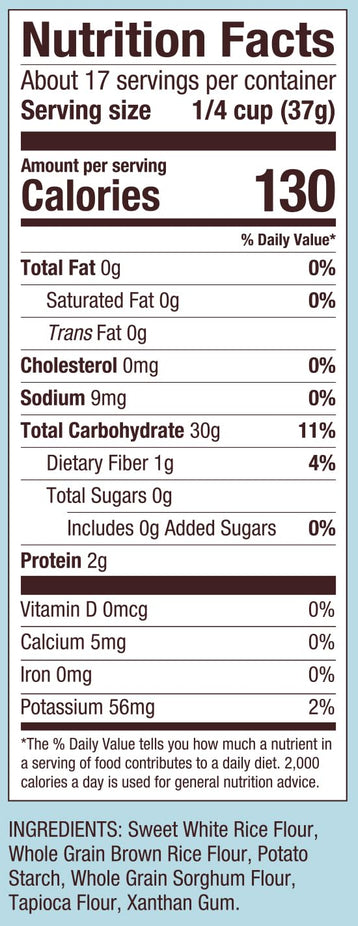 Gluten-Free 1 to 1 Baking Flour