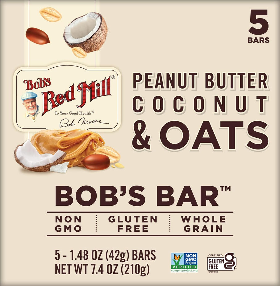 Peanut Butter Coconut And Oats Bars (5 CT)