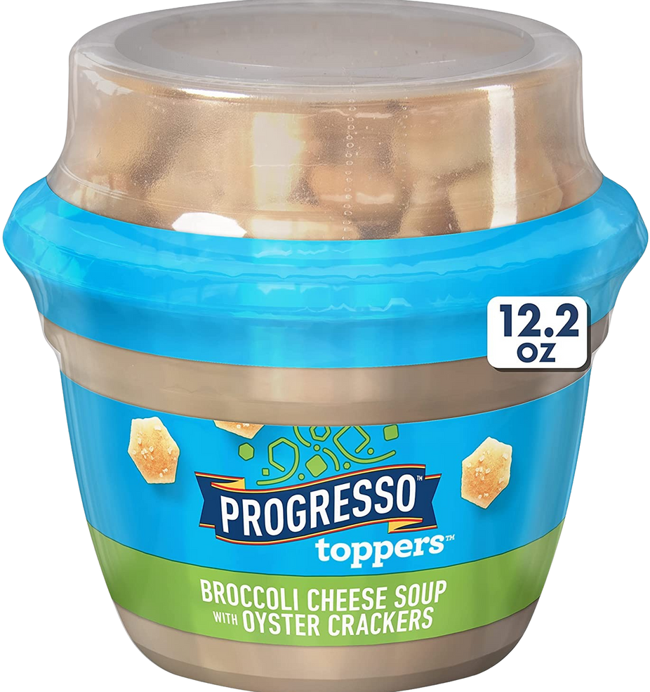 Soup Toppers Broccoli Cheese W/ Oyster Crackers