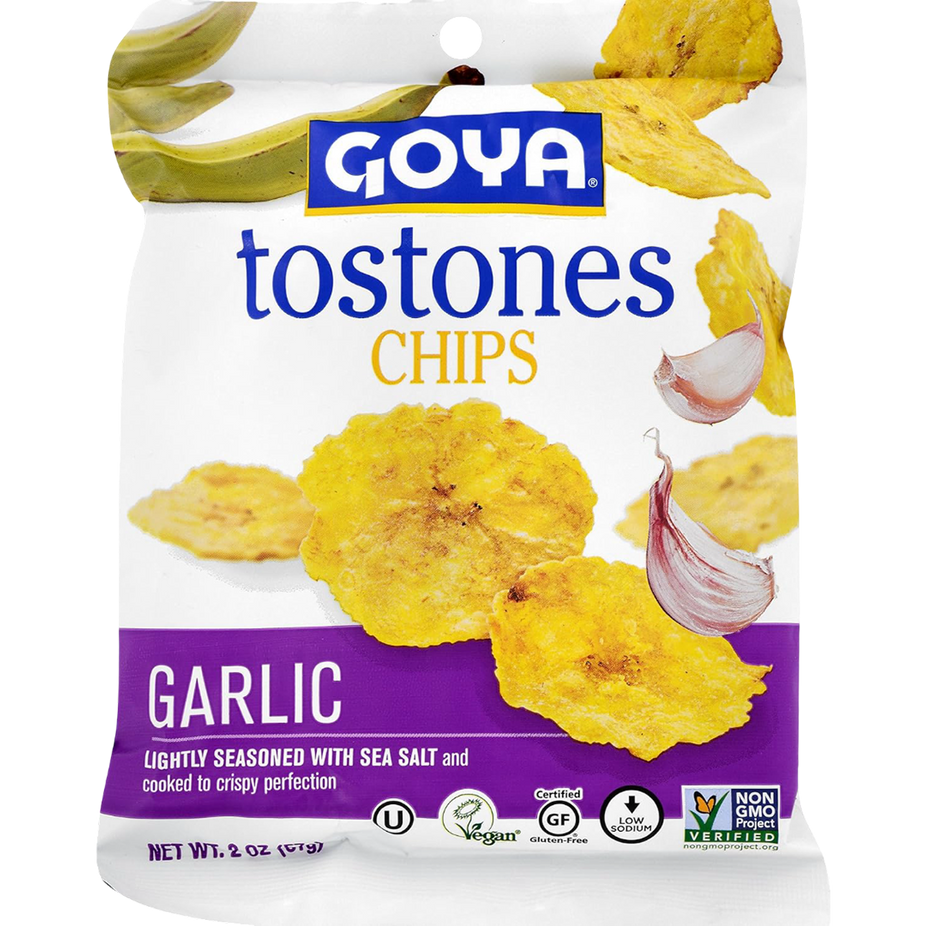 Garlic Tostones Chips (Snack Bag)
