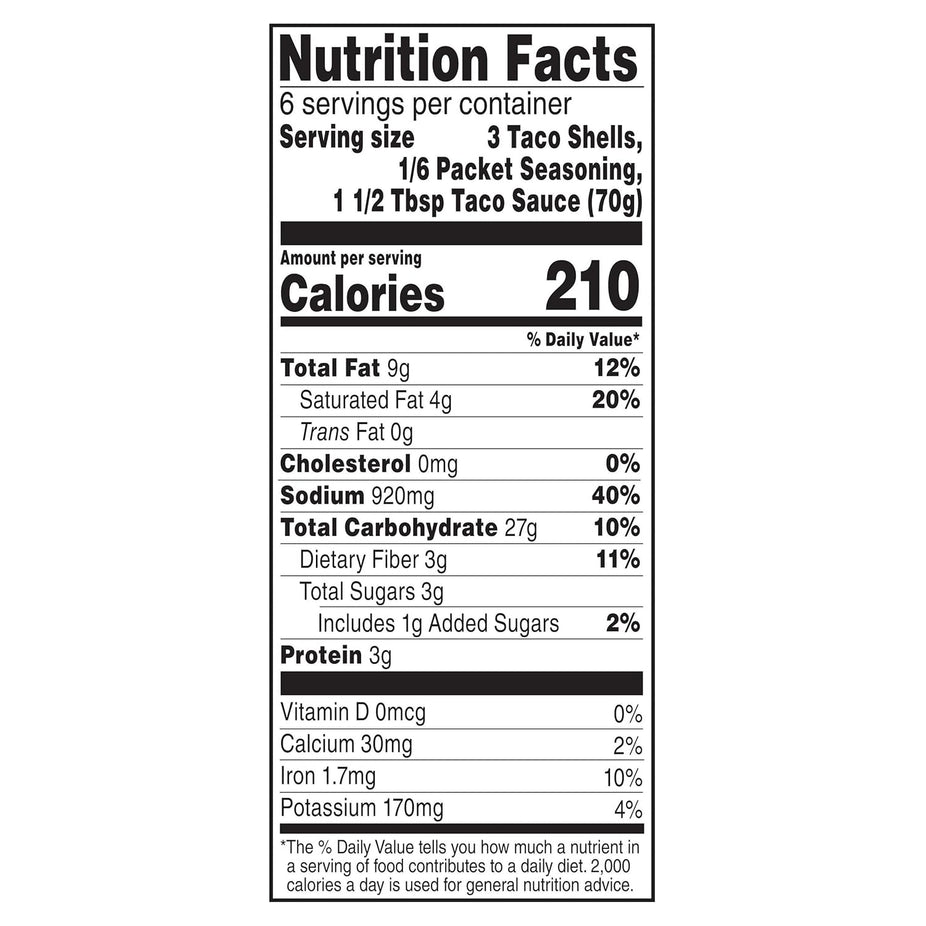 Taco Dinner Kit (18 CT)