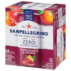 Zero Grams Added Sugar - Pomegranate & Orange (6 Pack)