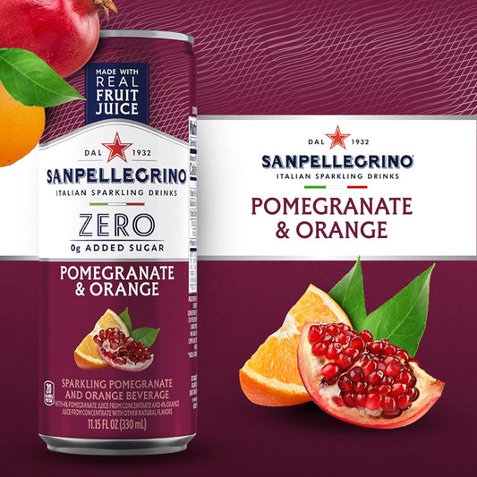 Zero Grams Added Sugar - Pomegranate & Orange (6 Pack)