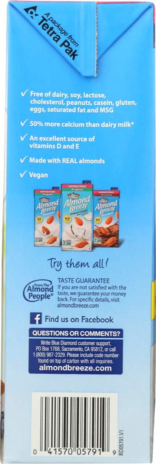 Unsweetened Vanilla Almond Milk