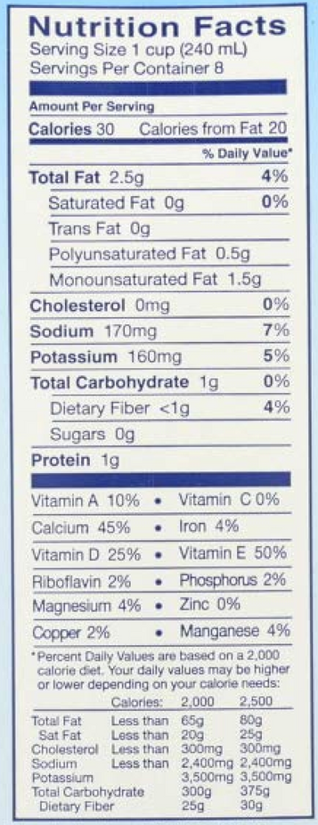 Unsweetened Vanilla Almond Milk