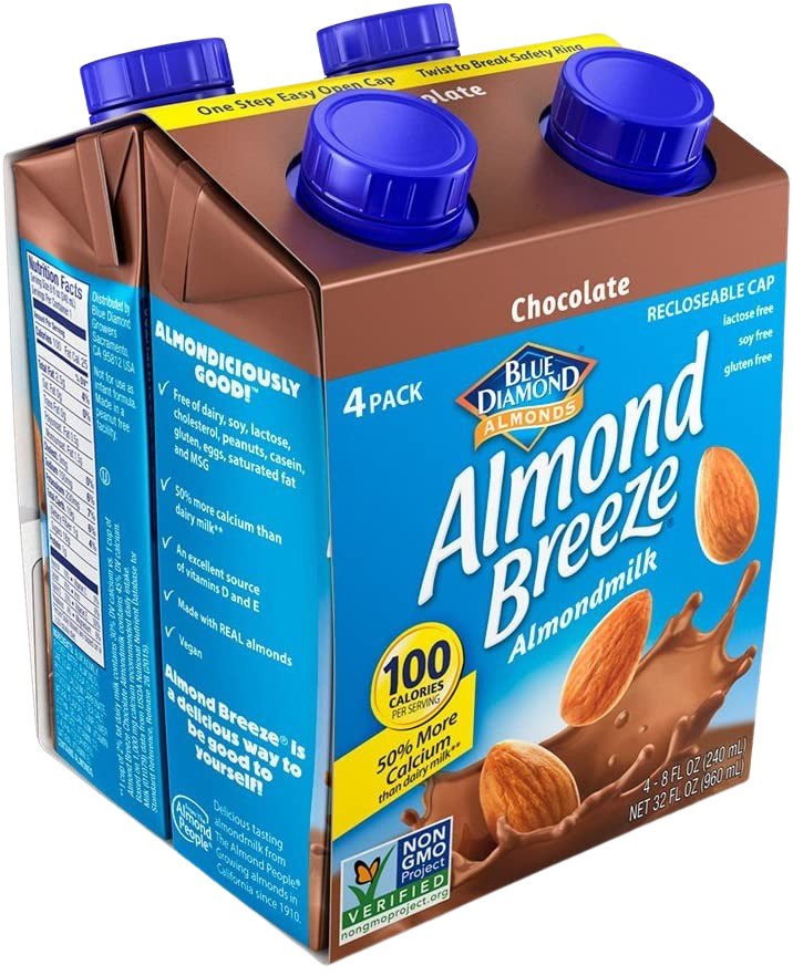 Almond Breeze Chocolate Almond Milk (4 Pack)