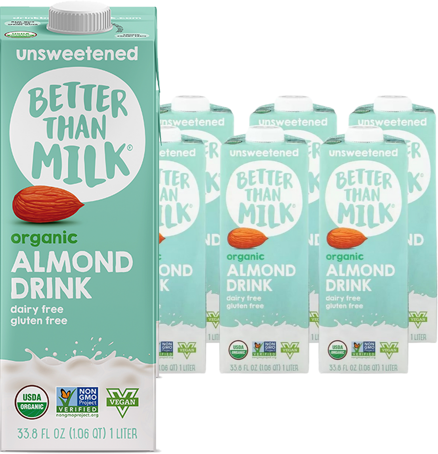 Organic Unsweetened Almond Drink (6 Pack)
