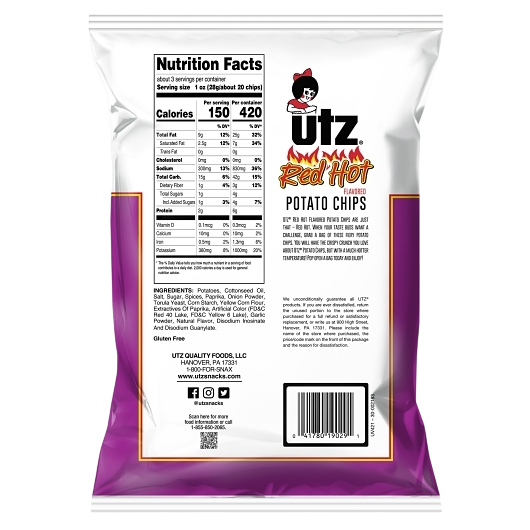 Potato Chips - Red Hot