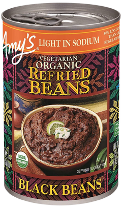 Organic Light in Sodium Black Refried Beans