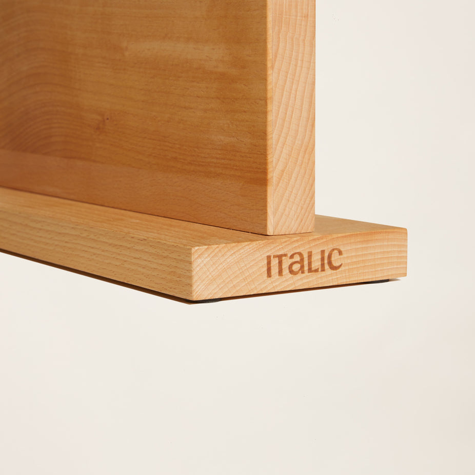 European Beech Wood Magnetic Knife Block