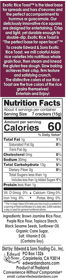 Purple & Black Sesame Rice Toast