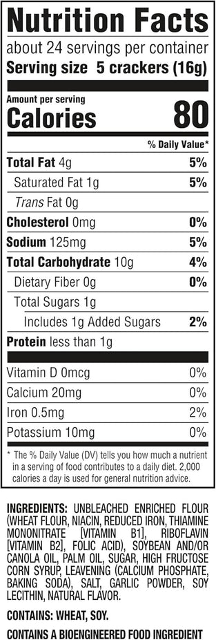 Ritz Garlic Butter Crackers