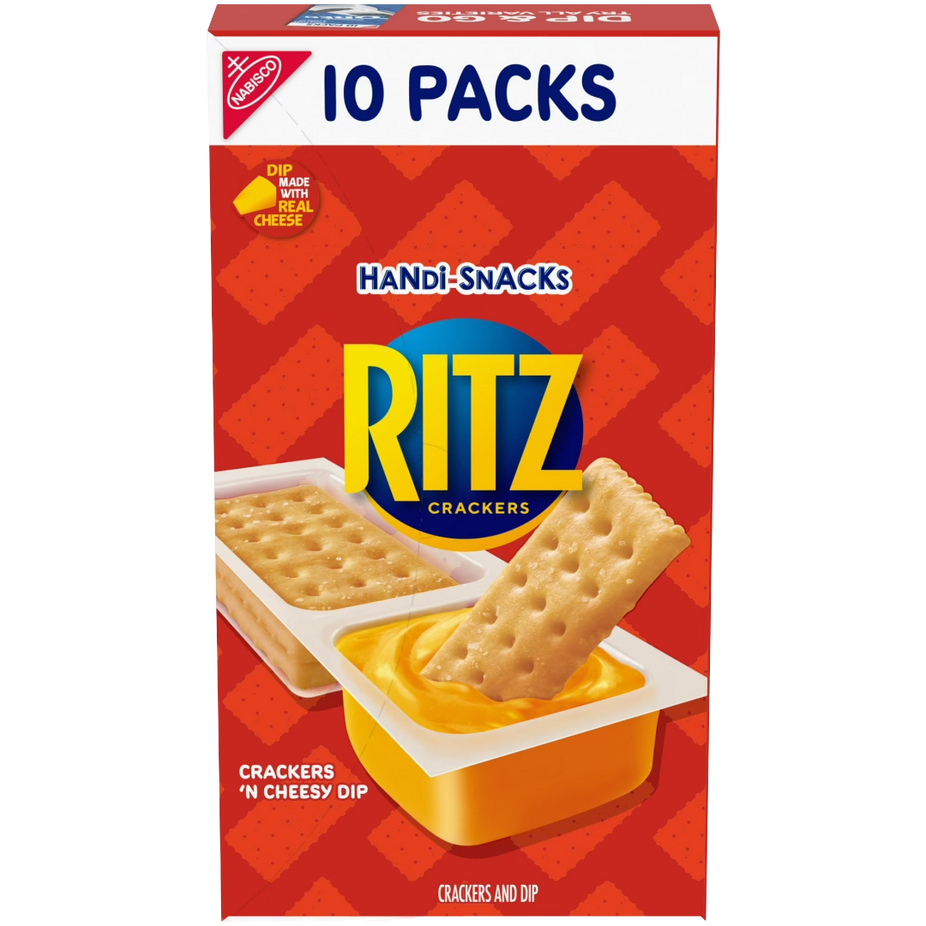 Ritz Handi-Snacks Crackers 'N Cheesy Dip