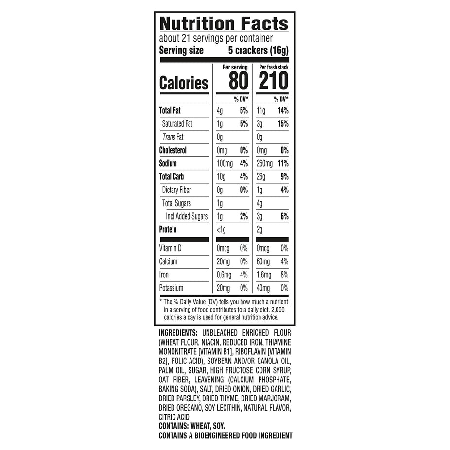 Ritz Herb Fresh Stacks Crackers