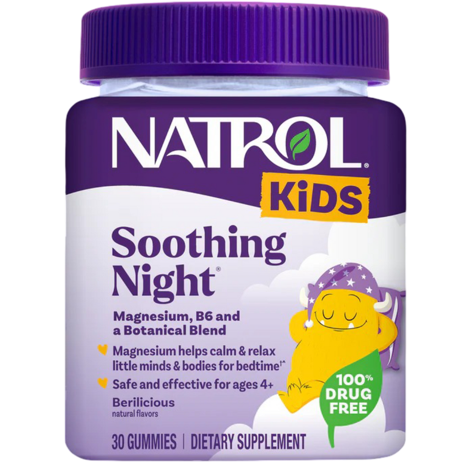 Kids Soothing Night Melatonin-Free Sleep Gummies (30 CT)