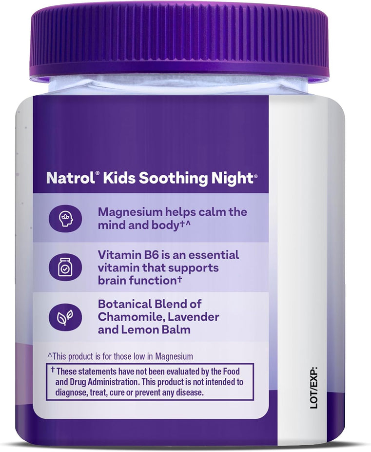 Kids Soothing Night Melatonin-Free Sleep Gummies (30 CT)
