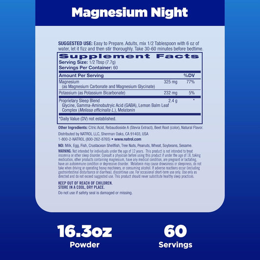 High Absorption Magnesium Night Powder