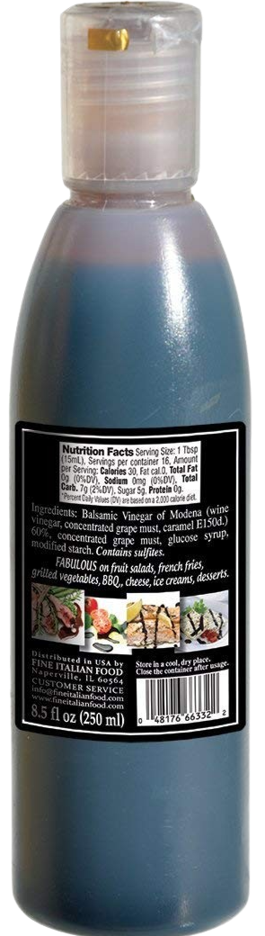 Nutrition Information - Glaze Balsamic Vinegar