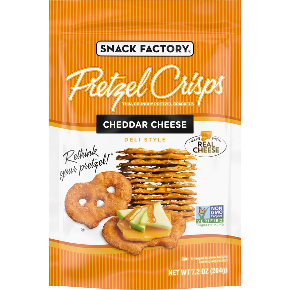 Pretzel Crisps Cheddar Cheese
