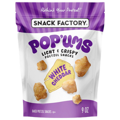 White Cheddar Pop'ums Pretzel Snacks