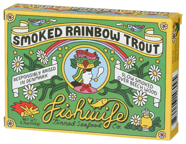 SMOKED RAINBOW TROUT - Front - Right - Unit