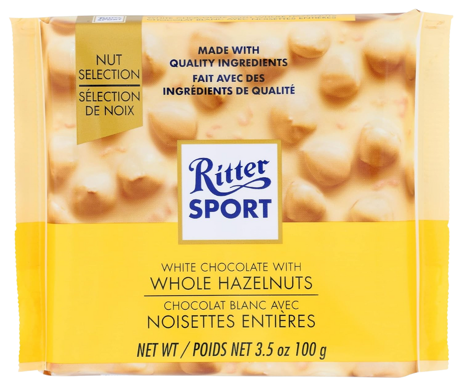 White Chocolate with Whole Hazelnuts