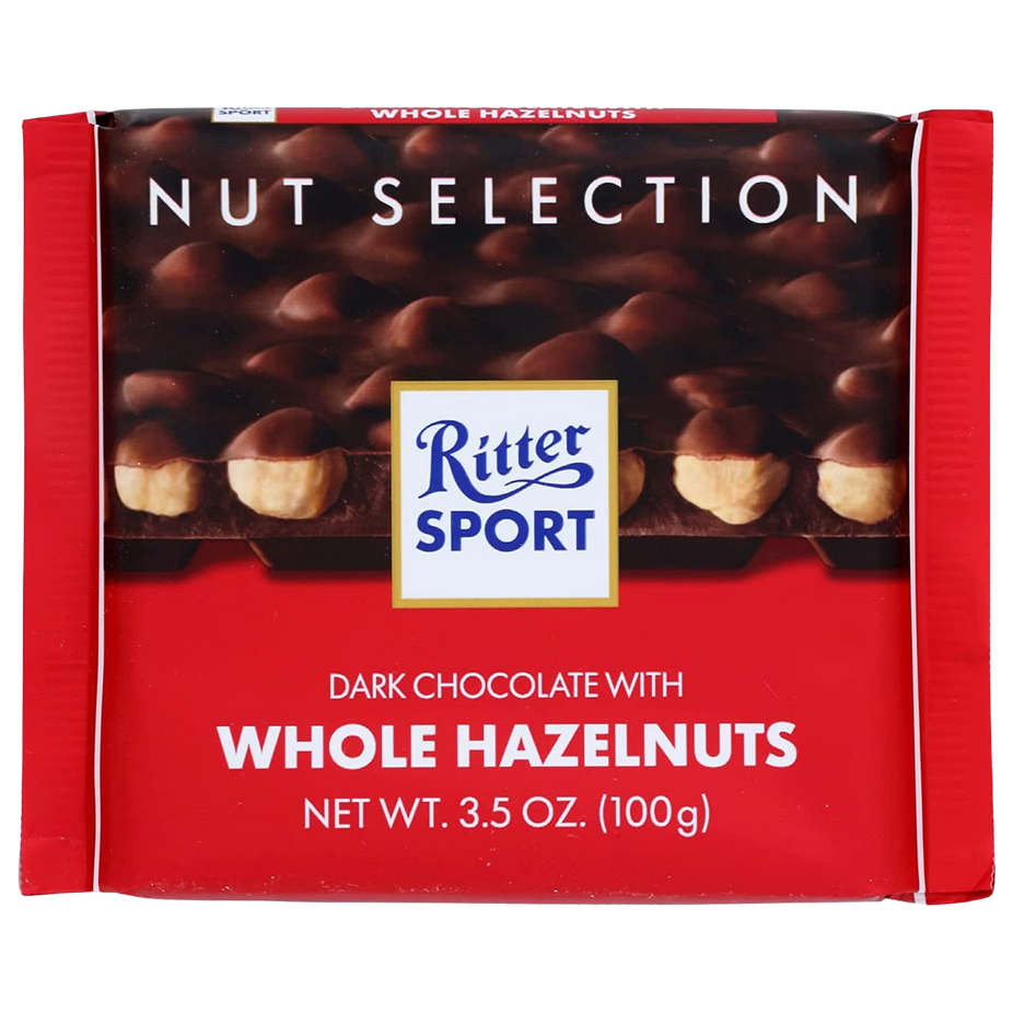 Dark Chocolate & Whole Hazelnut Bar