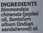 Indian Sandalwood Essential Jojoba Oil