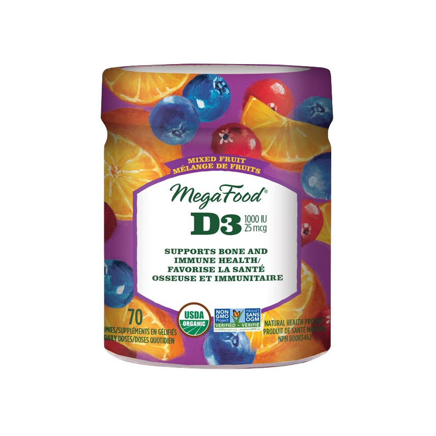 Mixed Fruit D3 1000IU Wellness Gummies
