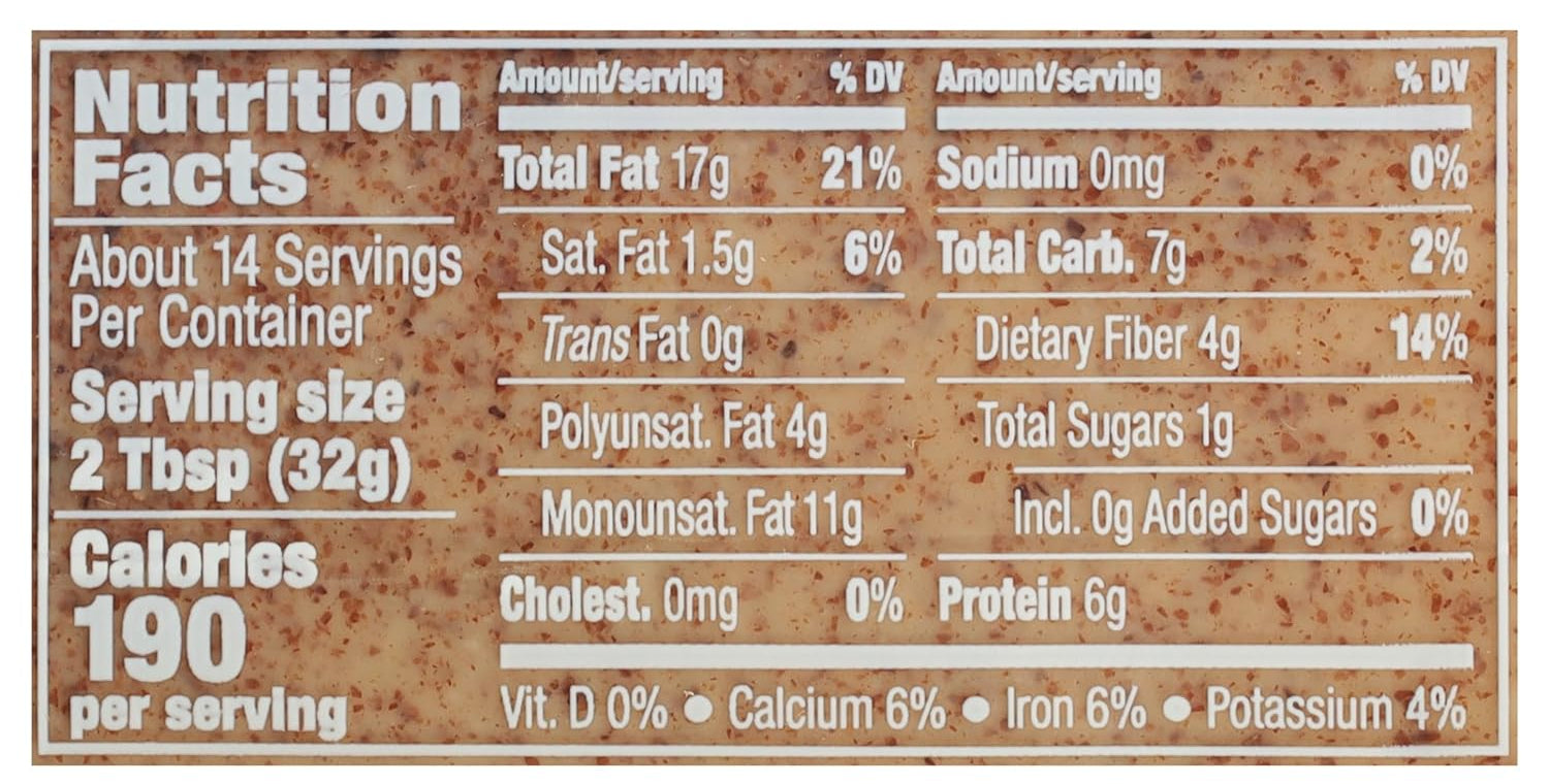 Natural Creamy Raw Almond Butter