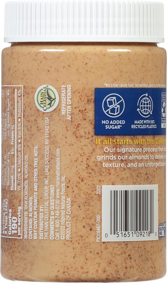 Natural Creamy Raw Almond Butter