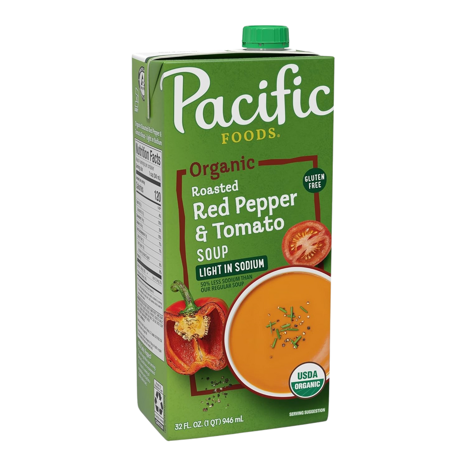 Organic Roasted Red Pepper and Tomato Soup