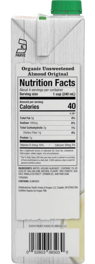 Original Unsweetened Almond Milk