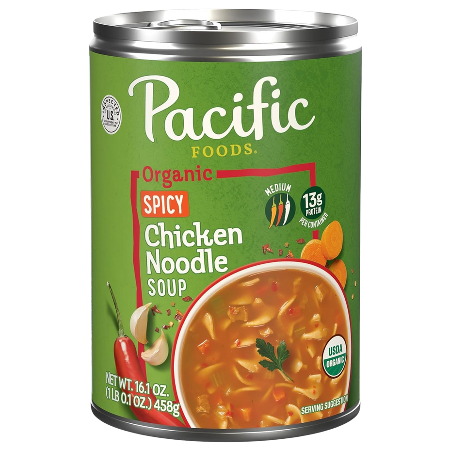 Organic Spicy Chicken Noodle Soup