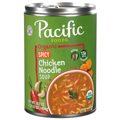 Organic Spicy Chicken Noodle Soup