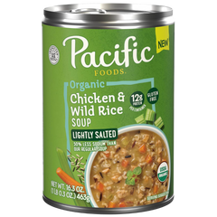 Lightly Salted Chicken With Wild Rice Soup