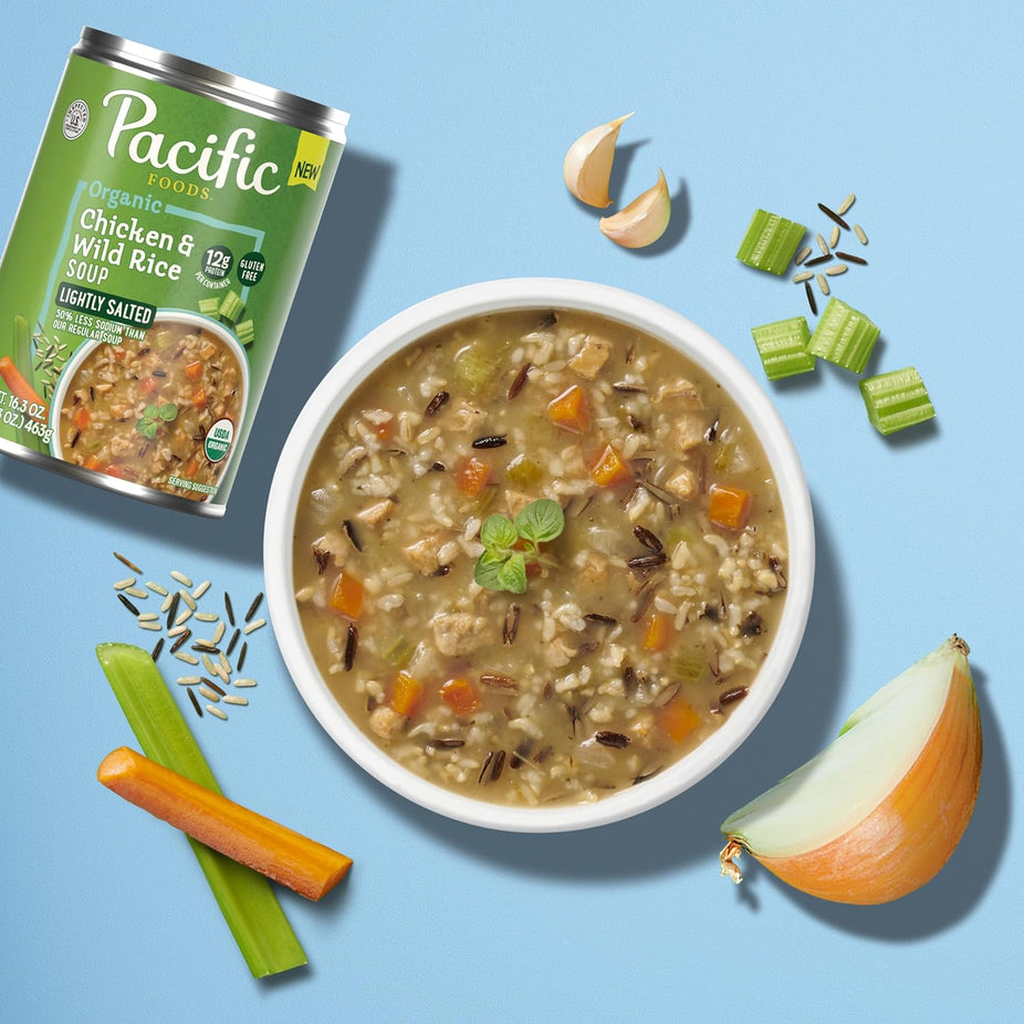 Lightly Salted Chicken With Wild Rice Soup