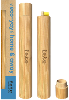 Bamboo Toothbrush Travel Case