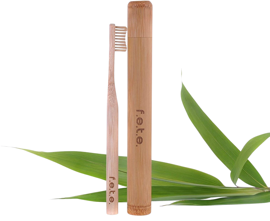 Bamboo Toothbrush Travel Case