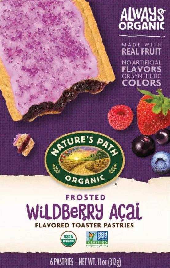 Organic Toaster Pastries Frosted Wildberry Acai