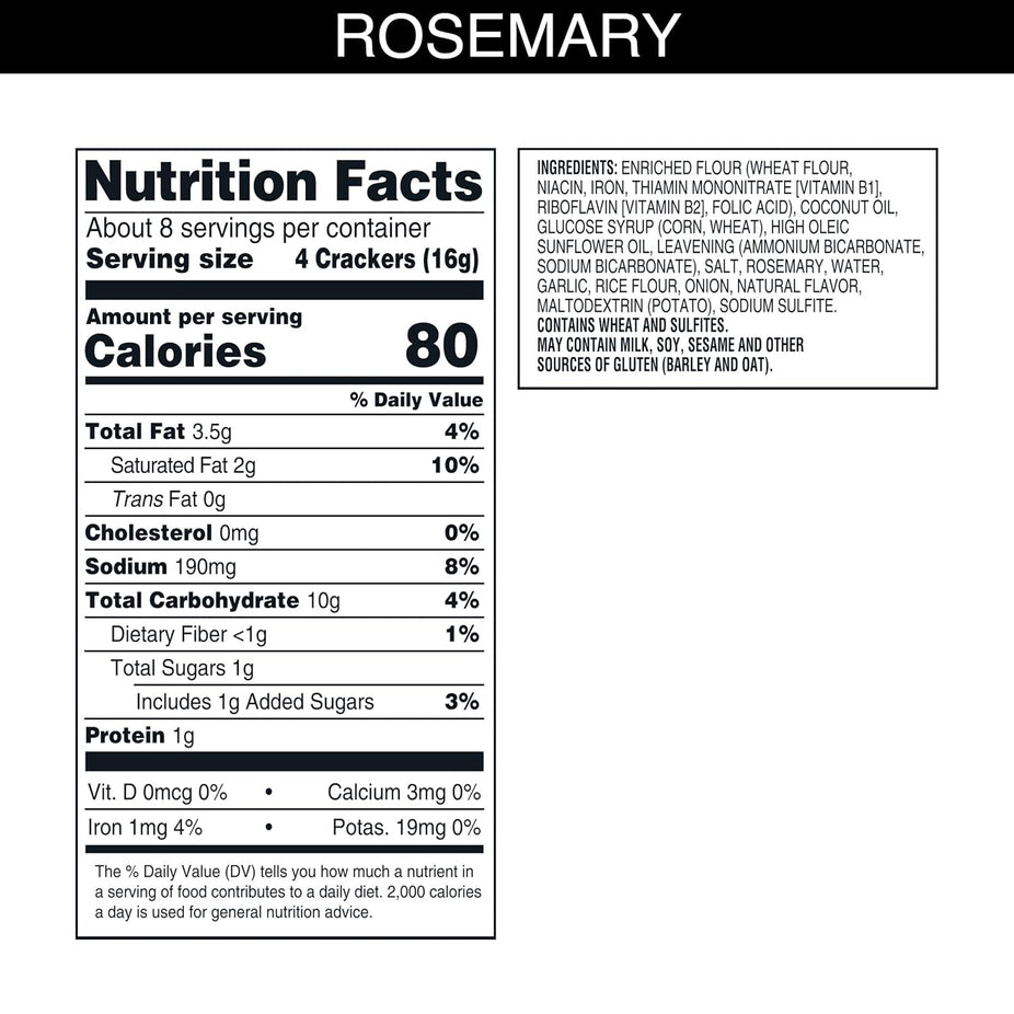 Rosemary Crackers