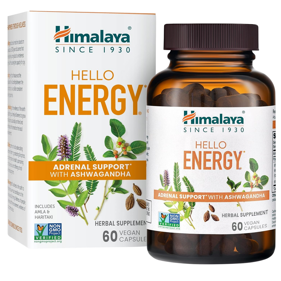 Hello Energy Adrenal Support Vegetarian Supplement (60 CT)
