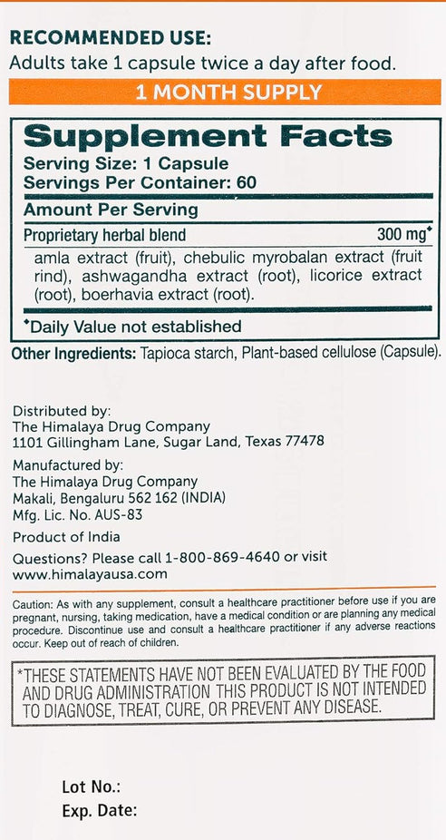 Hello Energy Adrenal Support Vegetarian Supplement (60 CT)