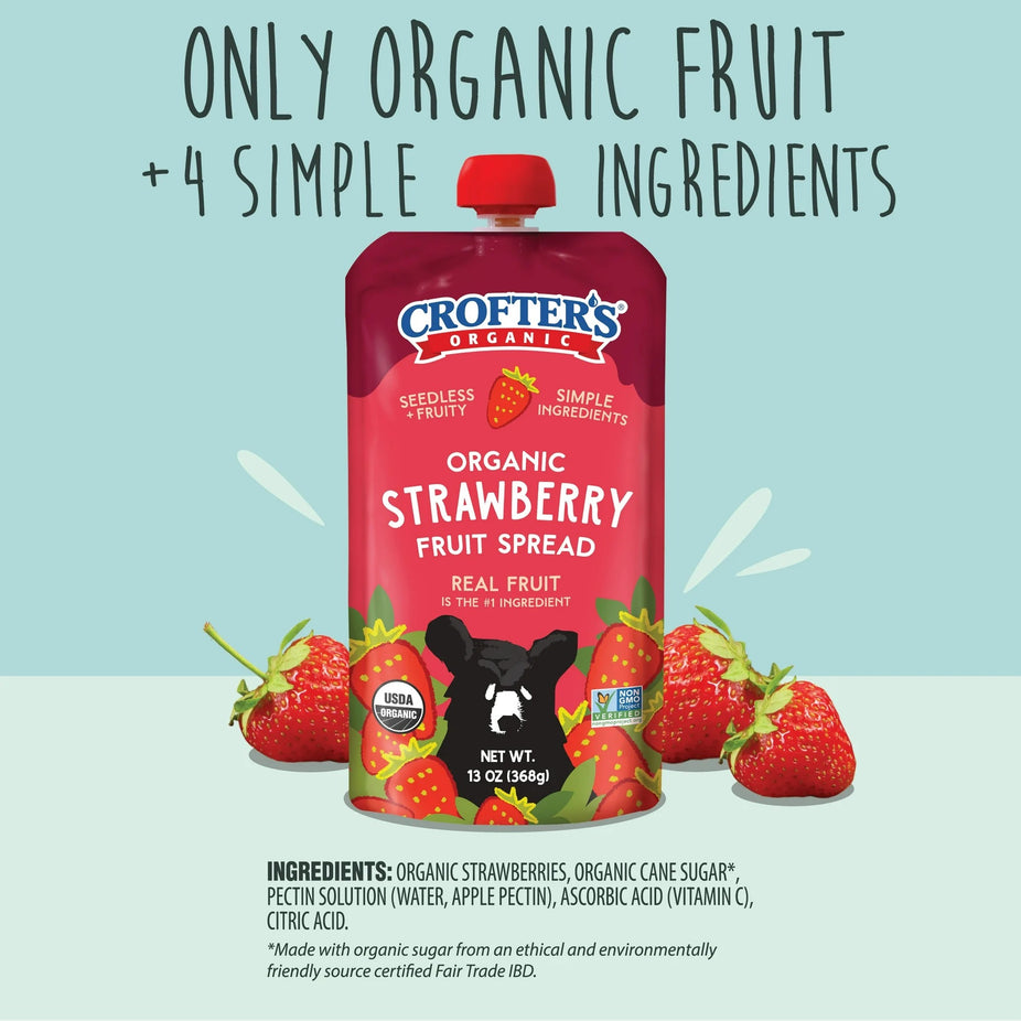Organic Strawberry Fruit Spread