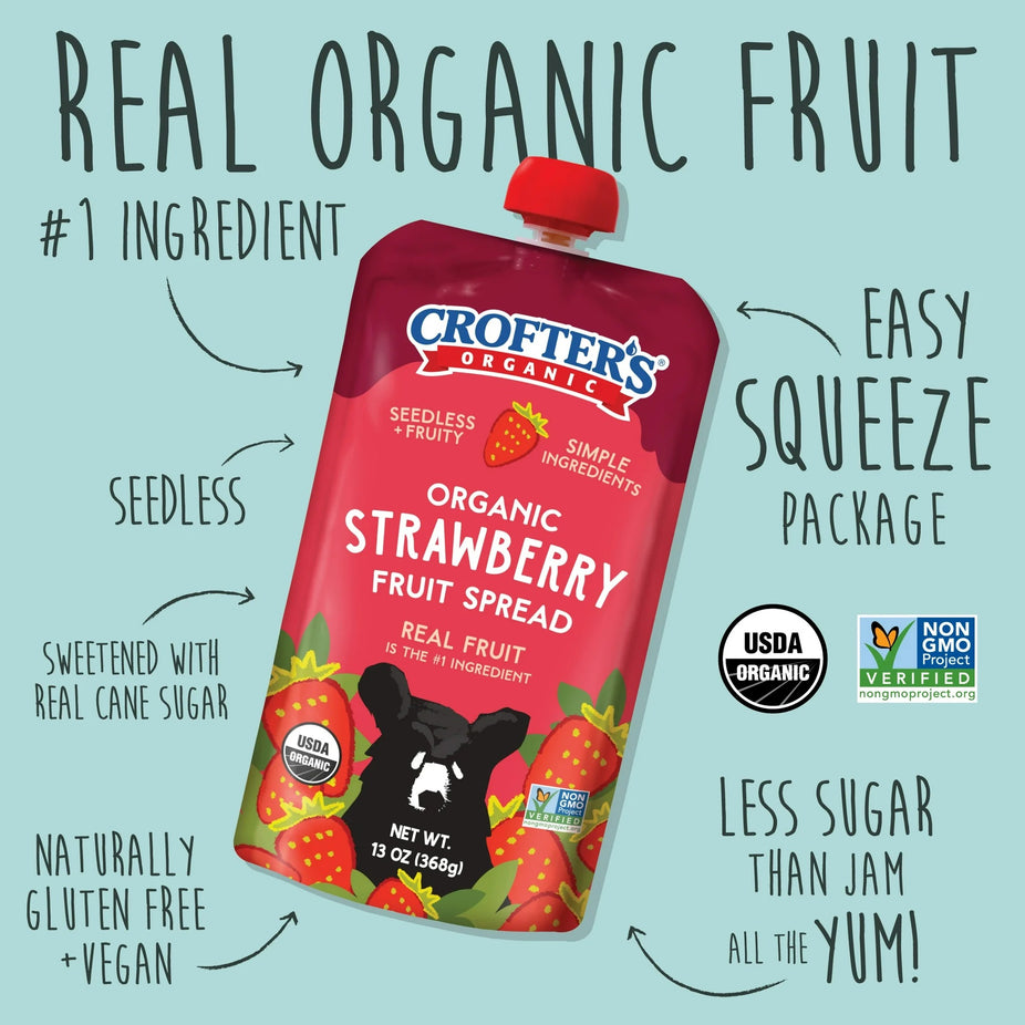Organic Strawberry Fruit Spread