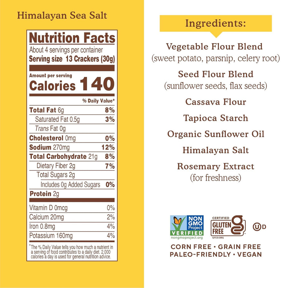Himalayan Salt Pita Crackers (2 Pack)