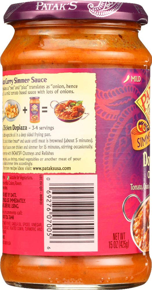 Dopiaza Cooking Sauce