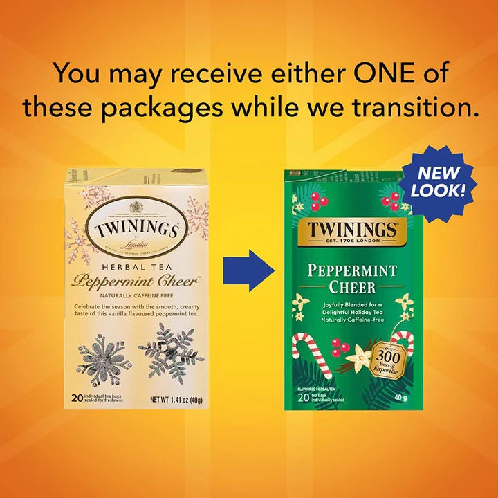 Peppermint Cheer Herbal Tea (20 CT)